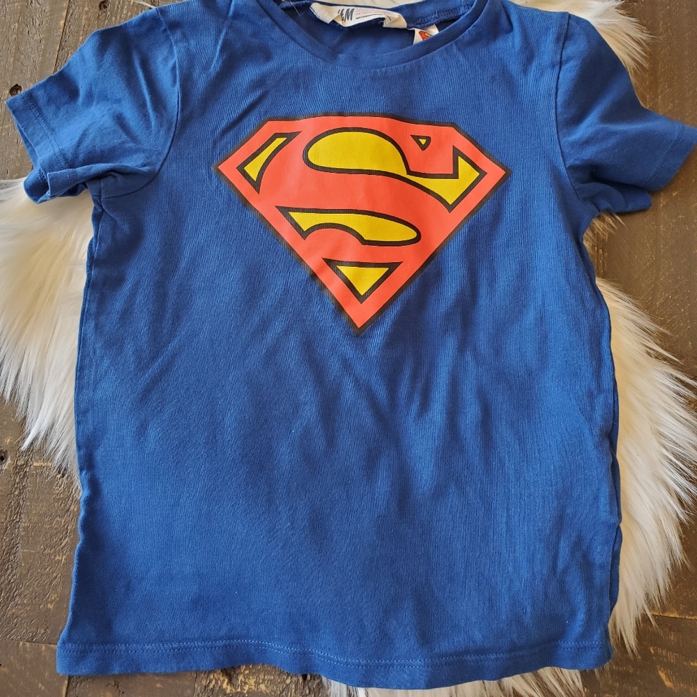 Boys H&M DC Comics Superman Classic Logo Tee